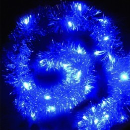 Гирлянда "Мишура" со светодиодами, синяя
