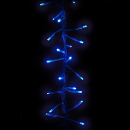 Гирлянда "фейерверк", 200 синих светодиодов
