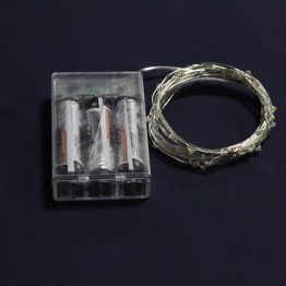Гирлянда Роса 30 минидиодов мульти, на батарейках