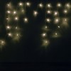 Гирлянда "Сосульки", 100 тёплых белых светодиодов 